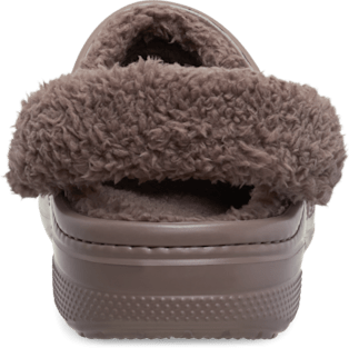 Baya Lined Fuzz-Strap Clog