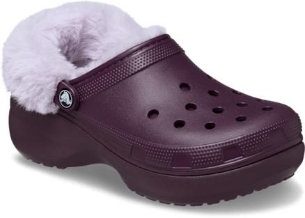 Classic Platform Fuzz Lined Clog