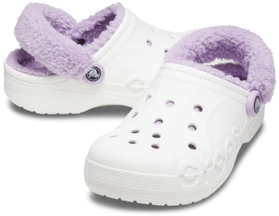 Baya Lined Fuzz-Strap Clog