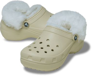 Classic Platform Fuzz Lined Clog
