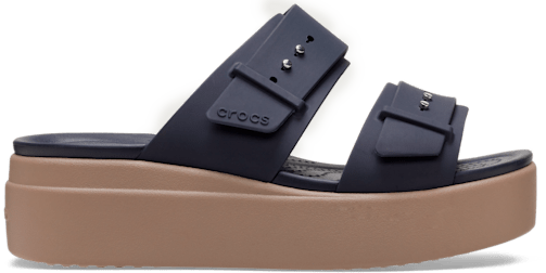 Brooklyn Buckle Low Wedge Sandal