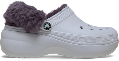 Classic Platform Fuzz Lined Clog
