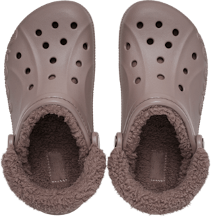 Baya Lined Fuzz-Strap Clog