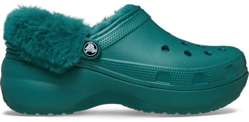 Classic Platform Fuzz Lined Clog