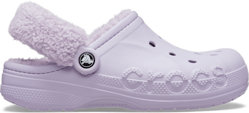 Baya Lined Fuzz-Strap Clog