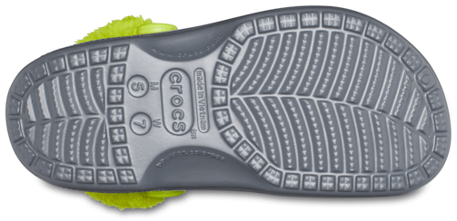 Baya Lined Fuzz-Strap Clog