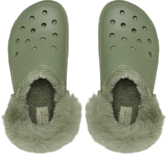 Classic Platform Fuzz Lined Clog