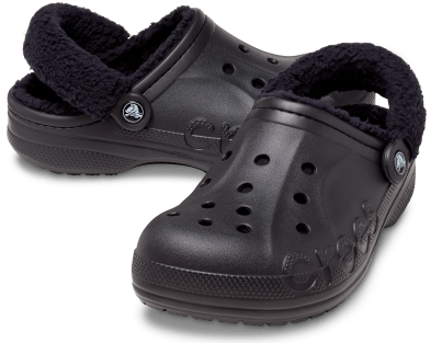 Baya Lined Fuzz-Strap Clog