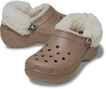 Classic Platform Fuzz Lined Clog