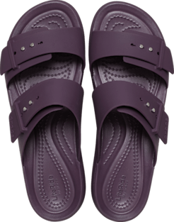 Brooklyn Buckle Low Wedge Sandal