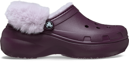 Classic Platform Fuzz Lined Clog
