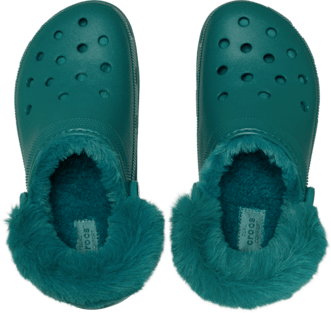 Classic Platform Fuzz Lined Clog