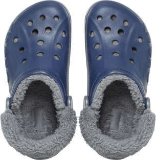 Baya Lined Fuzz-Strap Clog