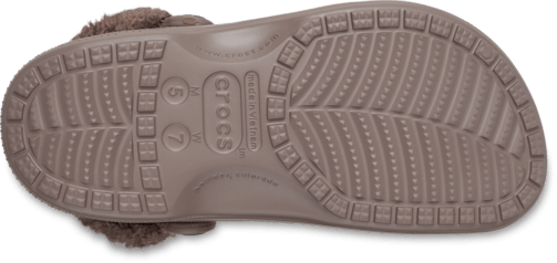 Baya Lined Fuzz-Strap Clog