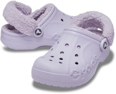Baya Lined Fuzz-Strap Clog