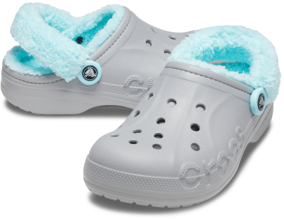 Baya Lined Fuzz-Strap Clog