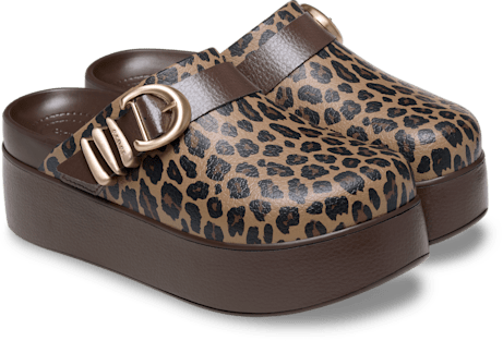 Dylan Platform Animal Buckle Clog