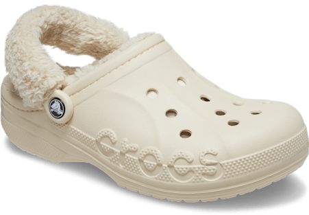 Baya Lined Fuzz-Strap Clog