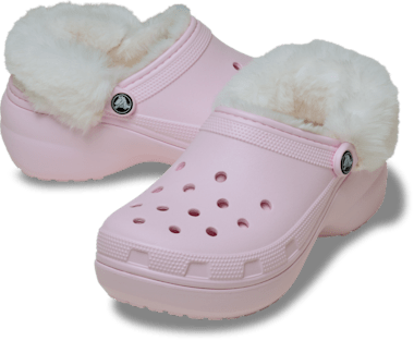 Classic Platform Fuzz Lined Clog