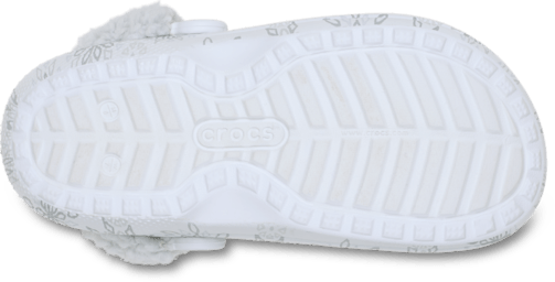 Classic Fleece Lined Metallic Snowflakes Clog