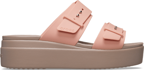 Brooklyn Buckle Low Wedge Sandal