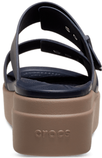 Brooklyn Buckle Low Wedge Sandal