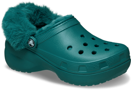 Classic Platform Fuzz Lined Clog