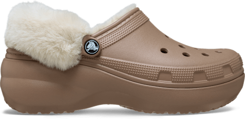 Classic Platform Fuzz Lined Clog
