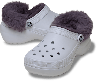 Classic Platform Fuzz Lined Clog
