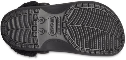 Baya Lined Fuzz-Strap Clog