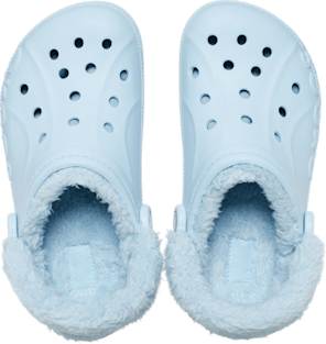 Baya Lined Fuzz-Strap Clog