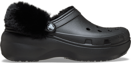 Classic Platform Fuzz Lined Clog