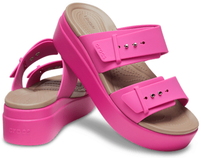 Brooklyn Buckle Low Wedge Sandal