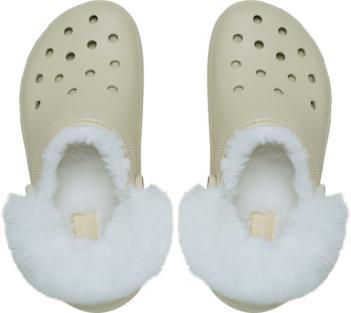 Classic Platform Fuzz Lined Clog