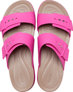 Brooklyn Buckle Low Wedge Sandal