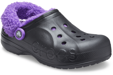 Baya Lined Fuzz-Strap Clog