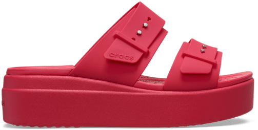 Brooklyn Buckle Low Wedge Sandal