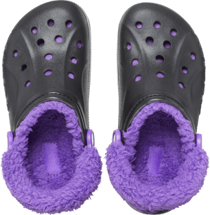 Baya Lined Fuzz-Strap Clog