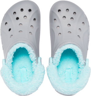 Baya Lined Fuzz-Strap Clog
