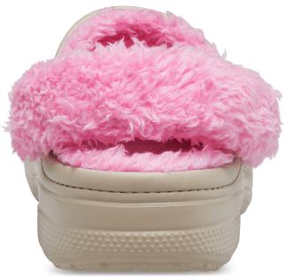 Baya Lined Fuzz-Strap Clog