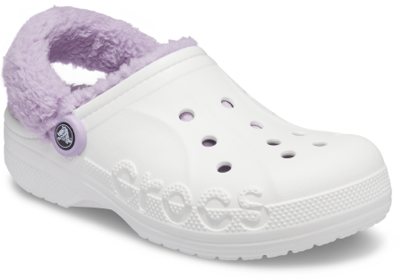 Baya Lined Fuzz-Strap Clog