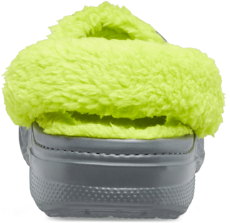 Baya Lined Fuzz-Strap Clog