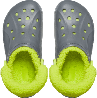 Baya Lined Fuzz-Strap Clog