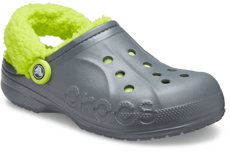 Baya Lined Fuzz-Strap Clog