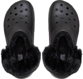Classic Platform Fuzz Lined Clog