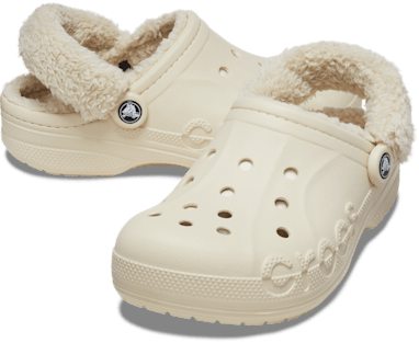 Baya Lined Fuzz-Strap Clog