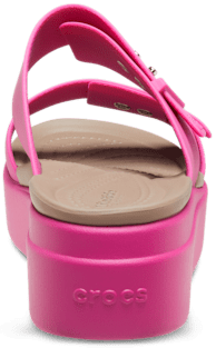 Brooklyn Buckle Low Wedge Sandal
