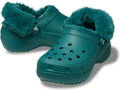 Classic Platform Fuzz Lined Clog