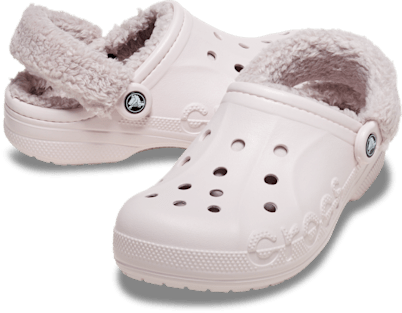 Baya Lined Fuzz-Strap Clog