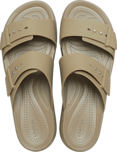 Brooklyn Buckle Low Wedge Sandal